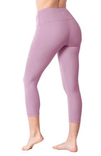 Load image into Gallery viewer, Yogalicious High Waist Ultra Soft Lightweight Capris - Dawn Pink Lux