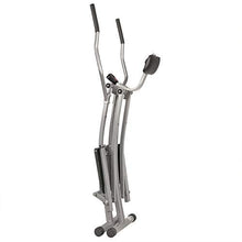 Load image into Gallery viewer, Sunny Health & Fitness SF-E902 Air Walk Trainer Elliptical Machine Glider w/LCD Monitor, 220 LB Max Weight and 30 Inch Stride