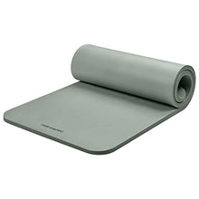 Load image into Gallery viewer, Retrospec Solana Yoga Mat 1&quot; Thick w/Nylon Strap for Men &amp; Women - Non Slip Exercise Mat for Home Yoga, Pilates, Stretching, Floor &amp; Fitness Workouts - Sage
