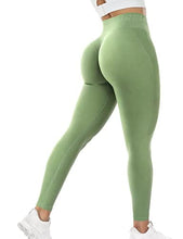 Load image into Gallery viewer, YEOREO Womens Amplify Leggings High Waisted Seamless Scrunch Legging Active Running Gym Active Leggings
