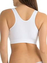 Load image into Gallery viewer, Fruit of the Loom Women&#39;s Seamless Pullover Bra with Built-in Cups, White, L
