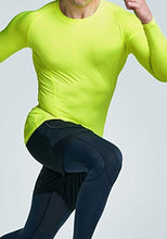 Load image into Gallery viewer, ATHLIO Men's UPF 50+ Long Sleeve Compression Shirts, Water Sports Rash Guard Base Layer, Athletic Workout Shirt, 3pack Camo Black/Navy/Neon