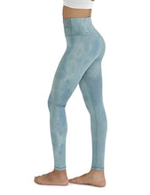 Load image into Gallery viewer, ODODOS Women's Cross Waist Yoga Leggings with Hidden Pocket, Compression Athletic Workout Running Leggings-Inseam 28", Tie Dye Blue, X-Large
