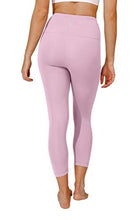 Load image into Gallery viewer, Yogalicious High Waist Ultra Soft Lightweight Capris - High Rise Yoga Pants - Purple Luster Nude Tech - XS