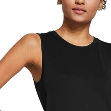 Load image into Gallery viewer, BALEAF Women's Workout Tank Tops Sleeveless Running Shirts Activewear Gym Tops Black Size