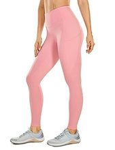 Load image into Gallery viewer, CRZ YOGA Women's Naked Feeling Workout Leggings 25 Inches - High Waisted Yoga Pants with Side Pockets The Heartbeat Powder