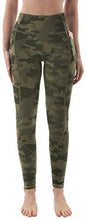 Load image into Gallery viewer, AFITNE Yoga Pants for Women High Waisted Printed Athletic Leggings with Pockets Workout Gym Fitness Spandex Yoga Pants Camo Olive Green - M