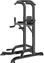 Load image into Gallery viewer, Power Tower Adjustable Height Pull Up & Dip Station Multi-Function Home Strength Training Fitness Workout Station for Home Gym