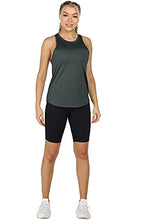 Load image into Gallery viewer, icyzone Women's Racerback Workout Tank Tops - Athletic Yoga Tops, Running Exercise Gym Shirts (Pack of 3) (Medium, Black/Gray/White)