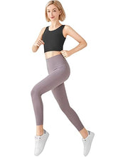 Load image into Gallery viewer, High Neck Sports Bra for Women Longline Low Back Sports Bras Medium Impact Padded Workout Crop Tops for Yoga Gym