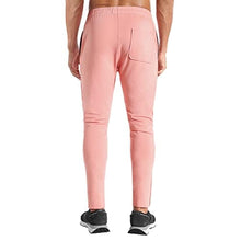 Load image into Gallery viewer, BROKIG Mens Zip Joggers Pants - Casual Gym Workout Track Pants Comfortable Slim Fit Tapered Sweatpants with Pockets (Pink)