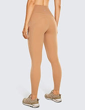Load image into Gallery viewer, CRZ YOGA Women's Naked Feeling Workout Leggings 25 Inches - High Waisted Yoga Pants with Side Pockets Naked Barley