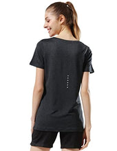 Load image into Gallery viewer, Pack of 5 Women's Signature Scoopneck Tees, Short Sleeve Heather Shirts Athletic Tops for Gym Yoga Workout (Edition 1, X-Large)