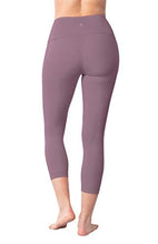 Load image into Gallery viewer, Yogalicious High Waist Ultra Soft Lightweight Capris - High Rise Yoga Pants - Scarlet Dusk Lux