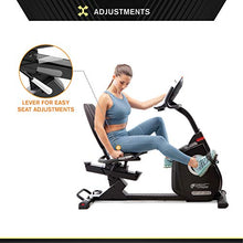 Load image into Gallery viewer, Circuit Fitness Recumbent Magnetic Exercise Bike with 15 Workout Programs, LCD and Heart Rate Monitor

