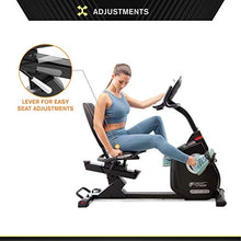 Load image into Gallery viewer, Circuit Fitness Recumbent Magnetic Exercise Bike with 15 Workout Programs, LCD and Heart Rate Monitor