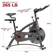 Load image into Gallery viewer, Sunny Health & Fitness Endurance Premium Magnetic Resistance Interactive Indoor Cycling Exercise Bike with Exclusive SunnyFit™ App Enhanced Bluetooth Connectivity - SF-B1877SMART