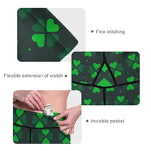 Load image into Gallery viewer, visesunny High Waist Yoga Pants with Pockets Green Clover Dot Print Buttery Soft Tummy Control Running Workout Pants 4 Way Stretch Pocket Leggings