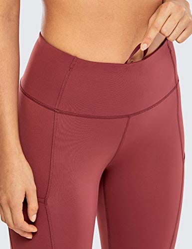 CRZ YOGA Women's Naked Feeling Workout Leggings 25 Inches - High Waisted  Yoga Pants with Side Pockets Savannah – The Home Fitness Corp