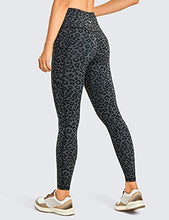 Load image into Gallery viewer, CRZ YOGA Women's Naked Feeling Workout Leggings 25 Inches - High Waisted 7/8 Drawstring Yoga Tight Pants with Pockets Leopard Printed