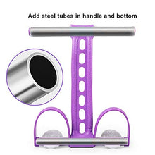 Load image into Gallery viewer, AIKOTOO Multi Function Tension Rope Fitness Pedal Resistance Band Elastic Pull Rope Fitness Sit-up Exercise at Home Gym Yoga Workout Equipment Arm Leg Trainer Slimming Bodybuilding Abdominal Training