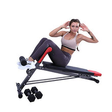 Load image into Gallery viewer, FINER FORM Multi-Functional Weight Bench for Full All-in-One Body Workout – Hyper Back Extension, Roman Chair, Adjustable Ab Sit up Bench, Decline Bench, Flat Bench