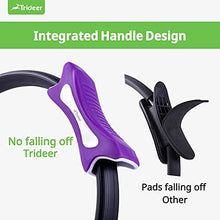 Load image into Gallery viewer, Pilates Ring Circle Yoga Ring, 12 Inch Magic Circle Pilates Ring, Pilates Equipment for Toning Thighs Abs and Legs, Inner Thigh Exercise Equipment for Women, Exercise Rings Workout Rings Fitness Ring