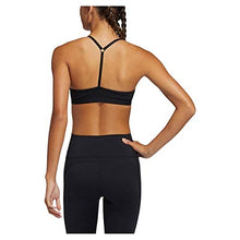 Load image into Gallery viewer, adidas,Womens,All Me 3-Stripes Bra,Black/White,Medium
