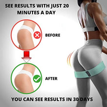 Load image into Gallery viewer, Jan&Niss Resistance Workout Equipment Band for Women - 3 Level Booty Exercise Set for Butt - Glute - Thighs - Legs – Pilates