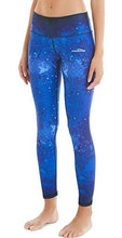 Load image into Gallery viewer, COOLOMG Women's Yoga Running Pants Printed Compression Leggings Workout Tights Hidden Pocket Sky Small
