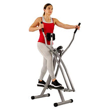 Load image into Gallery viewer, Sunny Health & Fitness SF-E902 Air Walk Trainer Elliptical Machine Glider w/LCD Monitor, 220 LB Max Weight and 30 Inch Stride