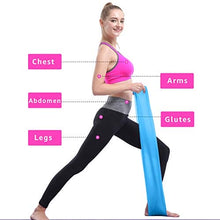 Load image into Gallery viewer, Resistance Bands Set, Long Exercise Bands for Arms, Shoulders, Legs and Butt, Workout Stretch Bands for Physical Therapy, Gym, Yoga