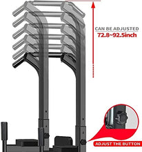 Load image into Gallery viewer, Power Tower Adjustable Height Pull Up & Dip Station Multi-Function Home Strength Training Fitness Workout Station for Home Gym