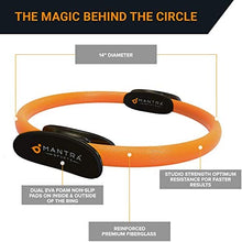 Load image into Gallery viewer, Pilates Ring Circle, Yoga Ring Inner Thigh Exercise Equipment for Women & Men, Pilates Equipment for Home Workouts, Magic Circle Pilates Ring Inner Thigh Toner, Fitness Ring with Wall Poster & Bag