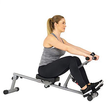 Load image into Gallery viewer, Sunny Health & Fitness SF-RW1205 Rowing Machine Rower with 12 Level Adjustable Resistance, Digital Monitor and 220 LB Max Weight