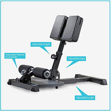 Load image into Gallery viewer, leikefitness Deluxe Multi-Function Deep Sissy Squat Bench Home Gym Workout Station Leg Exercise Machine Black-8300
