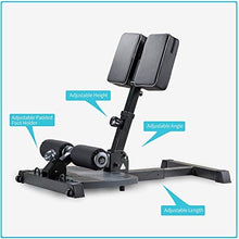 Load image into Gallery viewer, leikefitness Deluxe Multi-Function Deep Sissy Squat Bench Home Gym Workout Station Leg Exercise Machine Black-8300