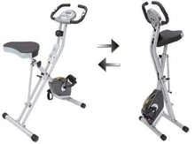 Load image into Gallery viewer, Exerpeutic Folding Exercise Bike, 8 Levels of Resistance Stationary Bike, Bluetooth tracking & Tablet Holder options available