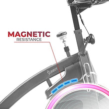 Load image into Gallery viewer, Sunny Health & Fitness Endurance Premium Magnetic Resistance Interactive Indoor Cycling Exercise Bike with Exclusive SunnyFit™ App Enhanced Bluetooth Connectivity - SF-B1877SMART