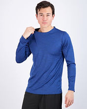 Load image into Gallery viewer, 4 Pack:Mens Long Sleeve T-Shirt Workout Clothes Quick Dry Fit Gym Tee Shirt Athletic Active Performance Casual Moisture Wicking Exercise Clothing Running Cool Sport Training Undershirt Top-Set 3,S