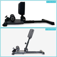 Load image into Gallery viewer, leikefitness Deluxe Multi-Function Deep Sissy Squat Bench Home Gym Workout Station Leg Exercise Machine Black-8300