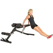 Load image into Gallery viewer, Fitness Reality X-Class Light Commercial Multi-Workout Abdominal/Hyper Back Extension Bench, Black