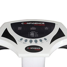 Load image into Gallery viewer, Confidence Fitness Whole Body Vibration Plate Trainer Machine with Arm Straps White