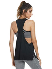 Load image into Gallery viewer, Cosy Pyro Workout Tank Tops for Women Lightweight Running Tanks Basic Gym Tops Sleeveless Athletic Yoga Shirts-4 Pack Black/Light Gray/White/Wine XL
