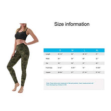Load image into Gallery viewer, AFITNE Yoga Pants for Women High Waisted Printed Athletic Leggings with Pockets Workout Gym Fitness Spandex Yoga Pants Camo Olive Green - M