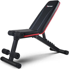 Load image into Gallery viewer, PASYOU Adjustable Weight Bench Full Body Workout Multi-Purpose Foldable Incline Decline Exercise Workout Bench for Home Gym