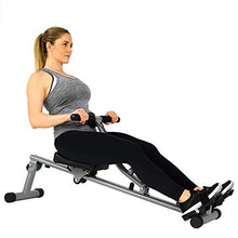 Load image into Gallery viewer, Sunny Health & Fitness SF-RW1205 Rowing Machine Rower with 12 Level Adjustable Resistance, Digital Monitor and 220 LB Max Weight
