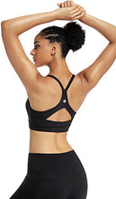 Load image into Gallery viewer, RUNNING GIRL Stappy Sports Bra for Women Sexy Open Back Medium Support Yoga Bra with Removable Cups(WX2311.Black.L)
