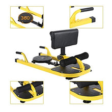 Load image into Gallery viewer, SHINYEVER 5 in 1 Deep Sissy Squat Multifunction Fitness Trainer Deep Squat Machine for Home Gym Workout Station Leg Exercise Machine Yellow