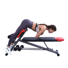 Load image into Gallery viewer, FINER FORM Multi-Functional Weight Bench for Full All-in-One Body Workout – Hyper Back Extension, Roman Chair, Adjustable Ab Sit up Bench, Decline Bench, Flat Bench